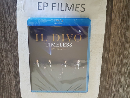 Il Divo - Timeless - Live In Japan - Blu Ray Lacrado