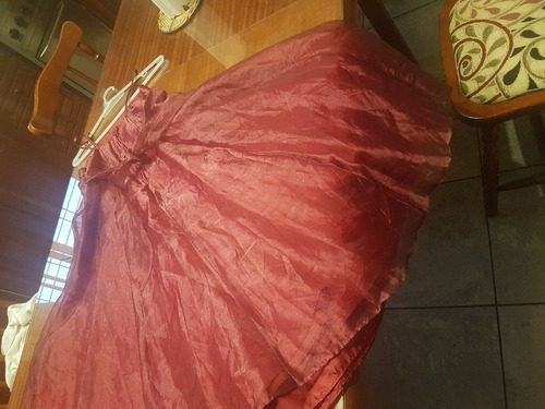 Vestido En Gasa Importado T Xs