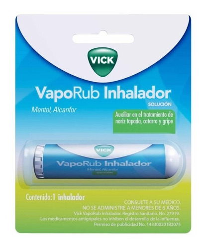 Vick Vaporub Inhalador Nasal 1 Pieza