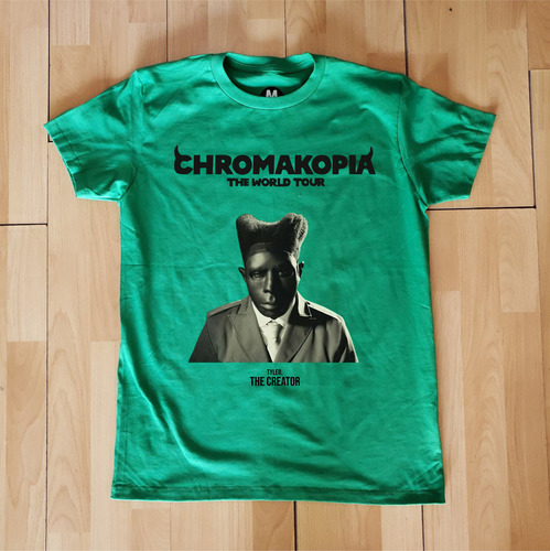 Playera Tyler The Creator Chromakopia World Tour Punch