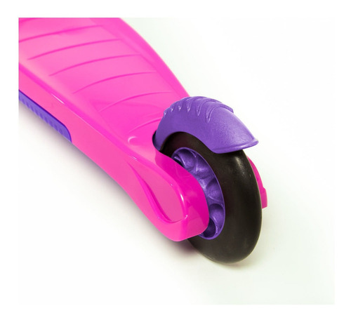 Imagen 3 de 3 de Monopatín de pie Calesita Trinet rosa para niños