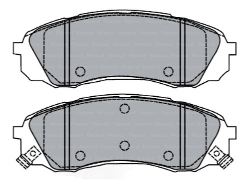 Pastillas Freno Delant Hyundai H1 2010-allied Nippon, Japón