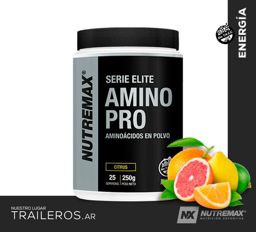 Amino Pro X 250g. (citrus) - Aminoácidos En Polvo - Nutremax