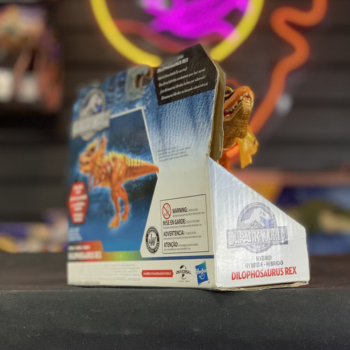 Jurassic World Dilophosaurus Rex Dino Hybrid Hasbro 2016 (Usado)
