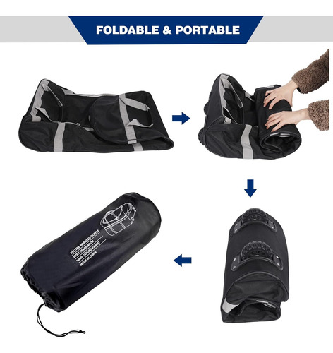 Bolso De Viaje Grande Plegable Con Ruedas, 120l, 55x30x30cm
