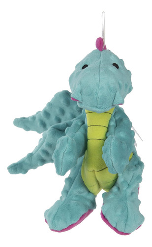 Juguete Para Perros Godog Bubble Plush Dragons Squeaky, Chew