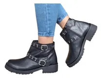 Comprar Sam123 Botas Pop Talles Grandes Eco Cuero Borcegos Aria Bor