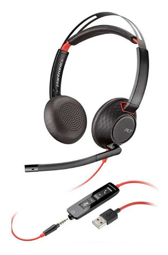 Headset Plantronics Blackwire C5220 Usb-a - 207576-01