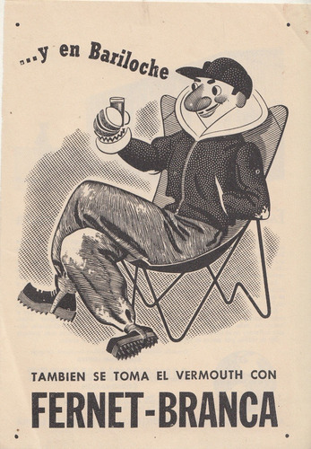1951 Publicidad Vintage Fernet Branca Pagina Revista