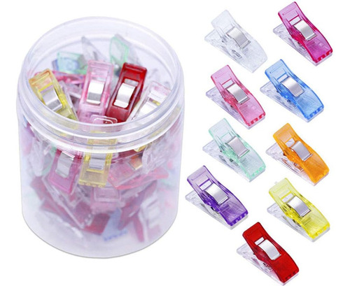 100 Pcs/set Multifunctional Color Sewing Clip, Suitable...