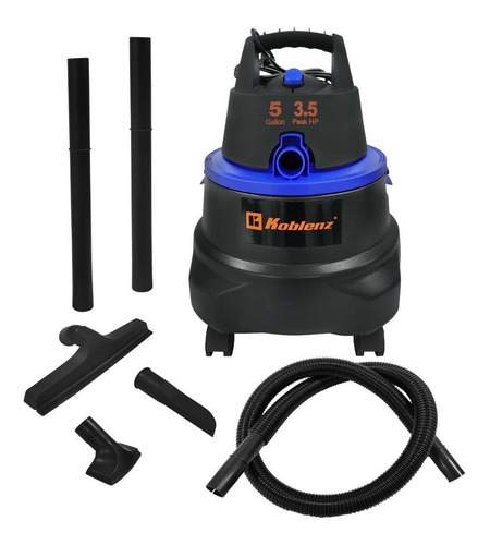 Imagen 3 de 3 de Aspiradora De tacho Koblenz WD-5 MA 18.9L negra y azul