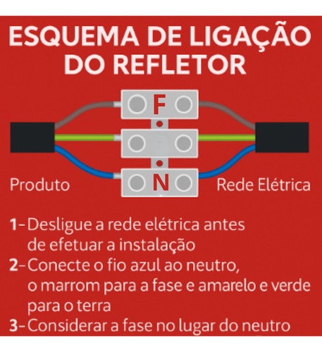 2 Refletores 100w Com Fotocélula Sensor Bivolt Acende Apaga