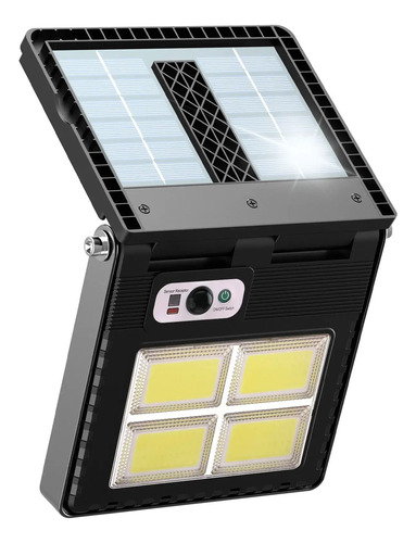 Lámpara Luz Led Solar Pared Impermeable Jardín Sensor