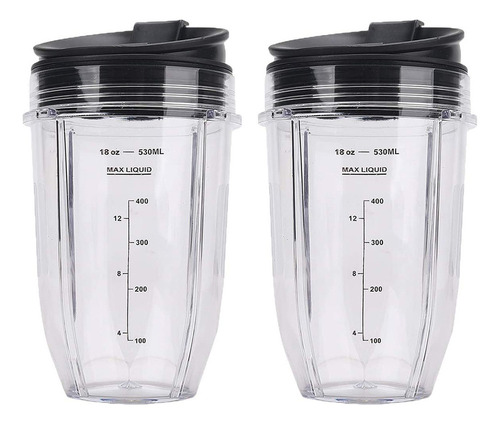 2 Batidoras Nutri Ninja Auto Iq Sin Bpa, Vaso De 530 Ml