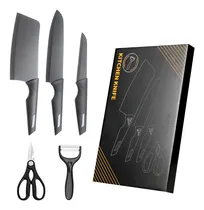 Comprar Set Cuchillos Premium Profesional5 Uds.juego Caja Cuchillos Color Blanco