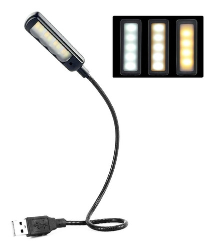 Bubosper Luz Usb Para Teclado De Laptop, Gruesa Y Flexible,