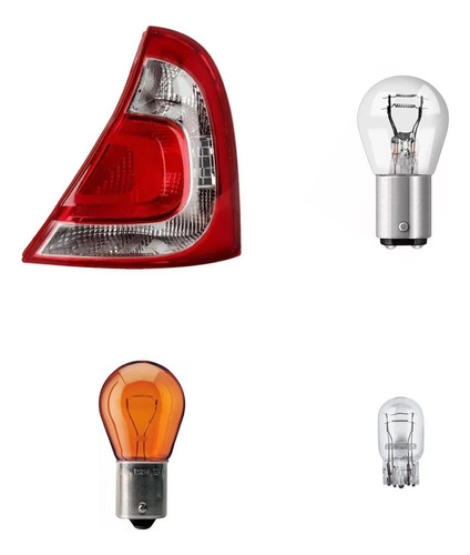 Lamparas X3 - Faro Trasero Clio Mio 2012 2013 2014 2015