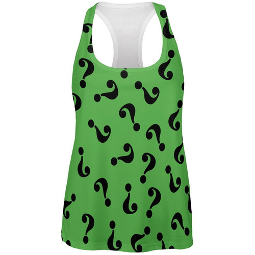 Halloween Riddle Me Este Traje Todo De La Mujer Racerback