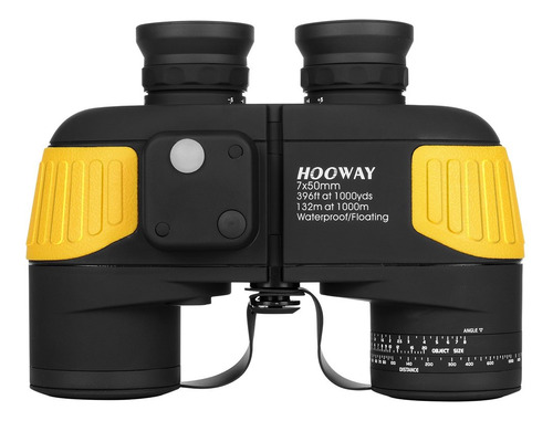 Binoculares Hooway Marinos 7x50 Impermeables Con Brújula