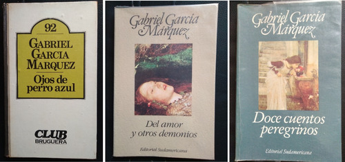 Gabriel García Marquez 3 Libros Muy Bien Conservados C/u