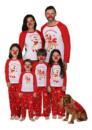 Pijama Familiar De Navidad Para Papá, Mamá E Hijos