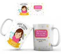 Comprar Mug\u002Fpocillo Profesión Periodista Comunicadora Aquí Toma Taza