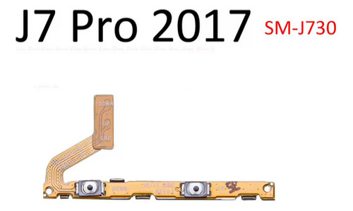 Flex De Botón Volumen Para Samsung J7 Pro 2017 Sm- J730