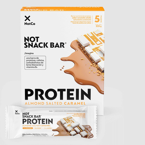 Barra De Proteína Salted Caramel Notco 5 Pzas/45 G