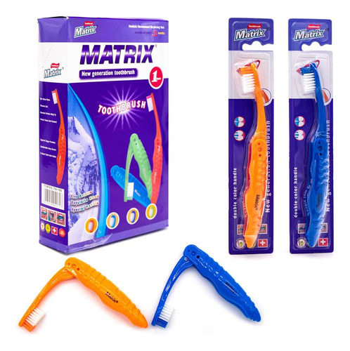 Cepillo Dental Viajero Matrix X 12 Unidades