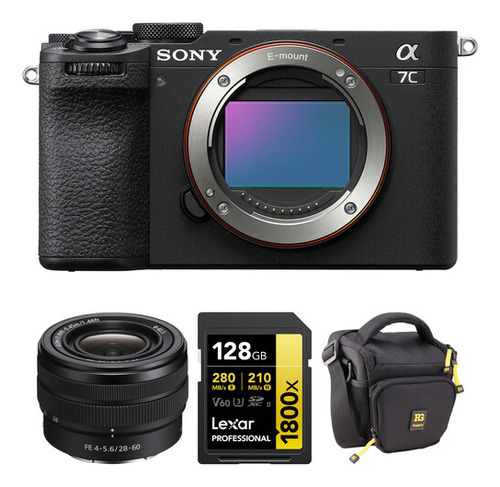 Cámara Sony A7c Ii Mirrorless Con Lente 28-60mm Y Kit Acces