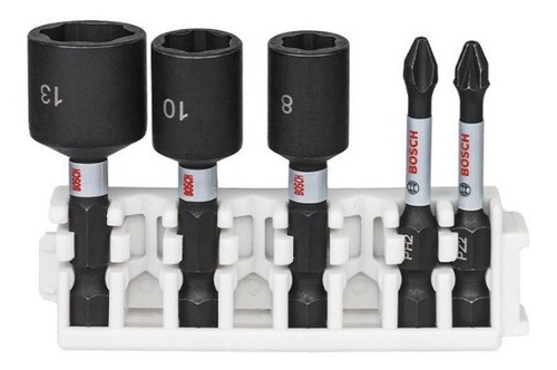 Set 3 Tubos Impact Y Puntas Atornillador Bosch Ph2 Pz2 X50mm