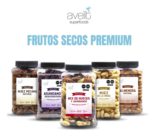 Mix De Nueces Y Arándano Reducido En Azúcar 900g