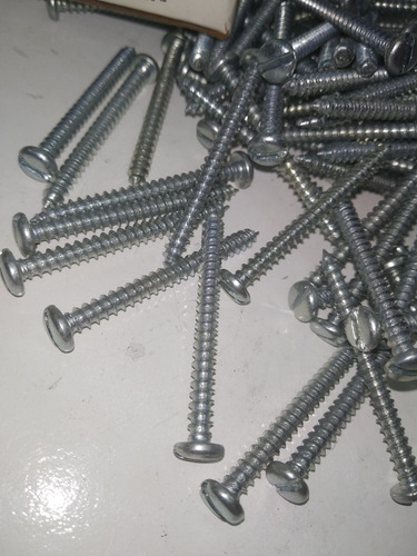 Caja De 100 Tornillos Tirafondos De 1.1/2
