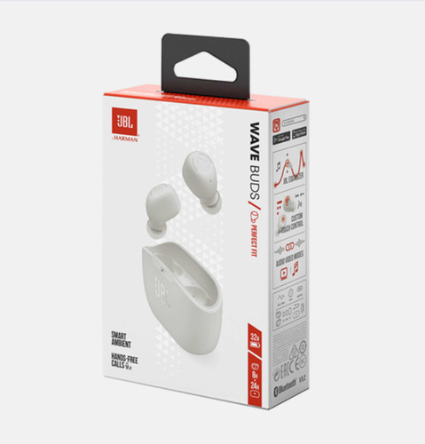 Audífonos Jbl Wave Buds Nuevos Blanco