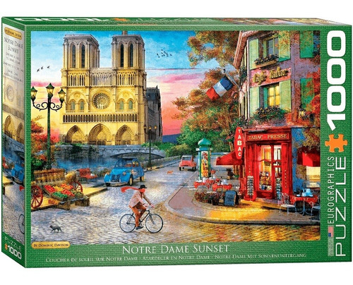 Eurographics Notre Dame By Dominic Davison Puzzle 1000