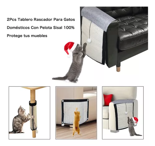 Protege tu sofá de arañazos con un rascador de sofá, rascador de esquina de  sofá, poste rascador de sofá, rascador de sofá para gatos, protector de