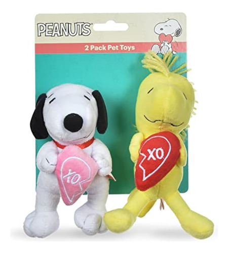 Peanuts For Pets Dog Toys Snoopy 2pc Plush Squeakers| 6? Sno