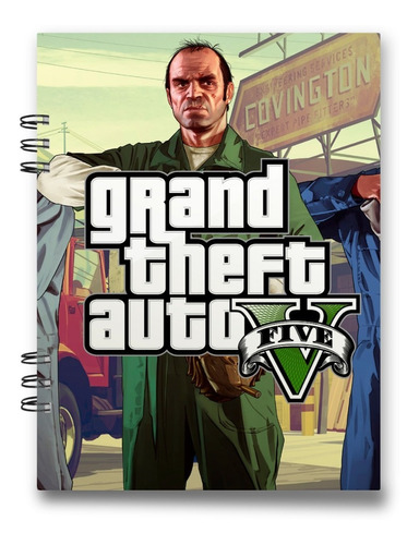 Cuaderno Grand Theft Auto 15x20 Cms Mediacarta 100 Hojas