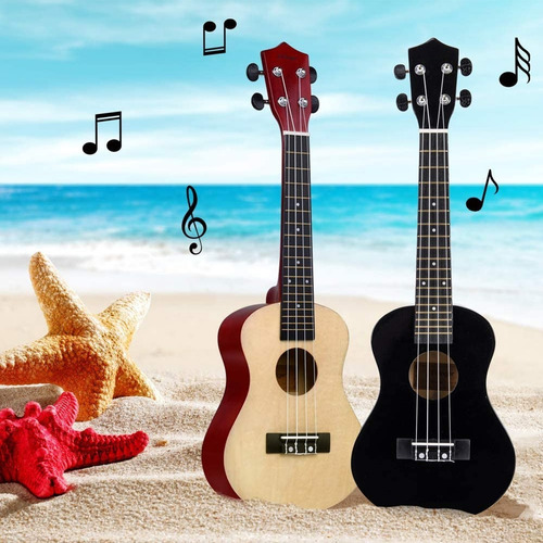 Imagen 5 de 6 de Kit De Ukelele Sintonizador De Sándalo De 21 Pulgadas