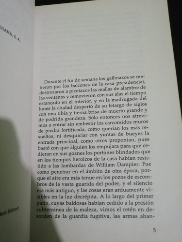 El Otoño Del Patriarca Gabriel García Márquez Edit. Diana