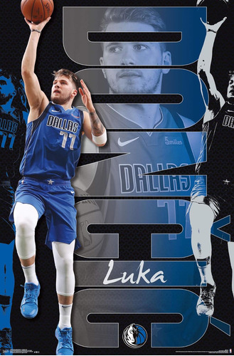 Póster De Pared De Nba De Dallas Mavericks, Luka Donci...