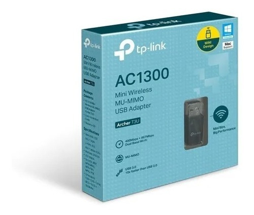 Placa De Red Wireless Tp-link Ac1300 Usb 3.0