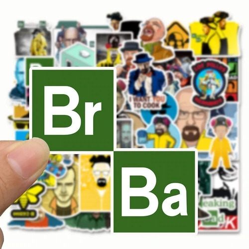 Imagen 5 de 6 de Breaking Bad - Set De 50 Stickers / Calcomanias / Pegatinas