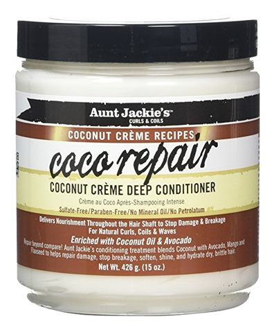 Crema Acondicionadora 15 Onzas Aunt Jackies Coconut De