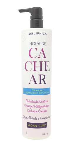 Obliphica Hora De Cachear Shampoo Higienizador Cachos 1000ml