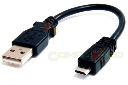 Cable Micro Usb Macho A Usb Macho De 10 Cm Para Celulares Pc