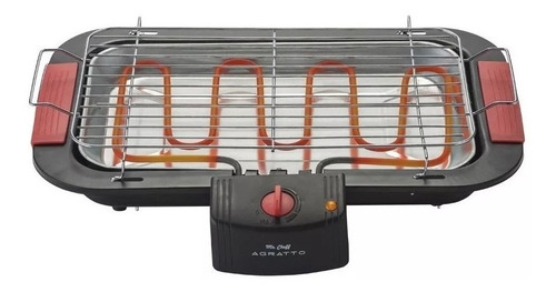 Churrasqueira elétrica Agratto CH 220V preta/vermelha