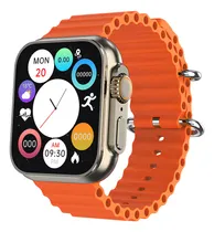 Comprar Smartwatch Reloj Inteligente Jd Praga 1.91 Naranja + Malla Adicional Rosa Bluetooth Llamadas Spo2 Presión Arterial Múltiples Modos Deportivos