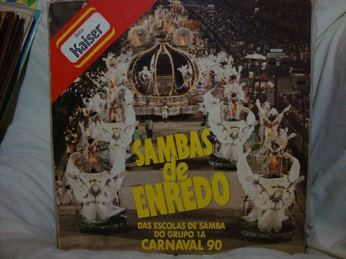 Vinilo Sambas De Enredo Carnaval 90 Grupo 1a Br1