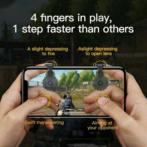 Baseus Gatilho Gamepad Jogo Tiro Celular Universal Joystick
